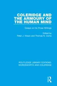 Coleridge and the Armoury of the Human Mind_cover