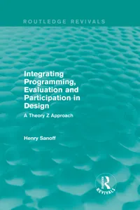 Integrating Programming, Evaluation and Participation in Design_cover