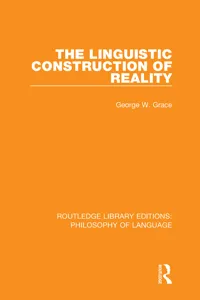 The Linguistic Construction of Reality_cover