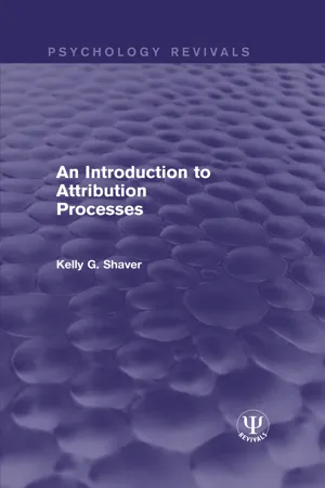 An Introduction to Attribution Processes