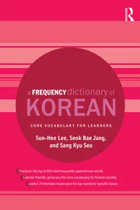 A Frequency Dictionary of Korean_cover