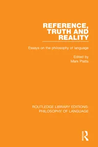 Reference, Truth and Reality_cover