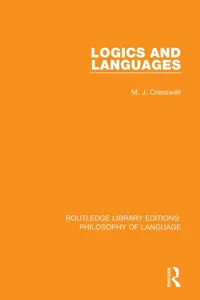 Logics and Languages_cover