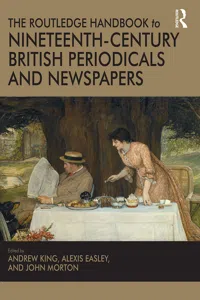 The Routledge Handbook to Nineteenth-Century British Periodicals and Newspapers_cover