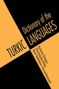 Dictionary of Turkic Languages_cover