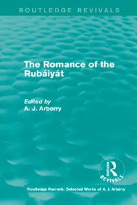 Routledge Revivals: The Romance of the Rubáiyát_cover