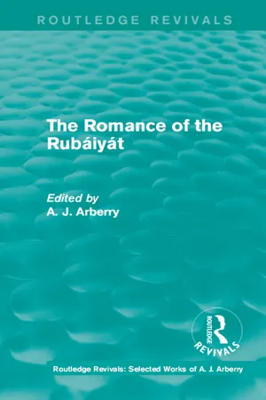 Routledge Revivals: The Romance of the Rubáiyát (1959)