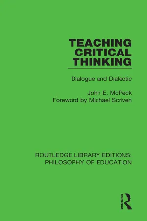 Teaching Critical Thinking