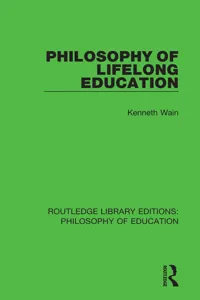 Philosophy of Lifelong Education_cover