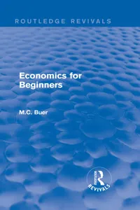 Routledge Revivals: Economics for Beginners_cover