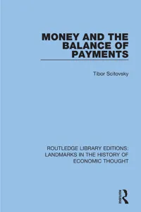 Money and the Balance of Payments_cover