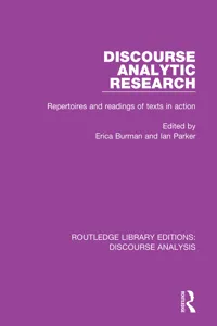 Discourse Analytic Research_cover