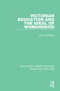 Victorian Education and the Ideal of Womanhood_cover