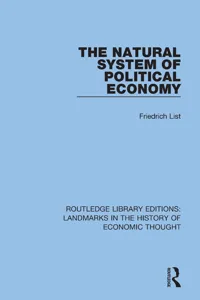 The Natural System of Political Economy_cover
