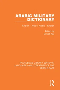 Arabic Military Dictionary_cover