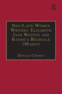 Neo-Latin Women Writers: Elizabeth Jane Weston and Bathsua Reginald_cover