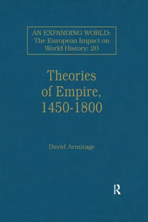 Theories of Empire, 1450–1800