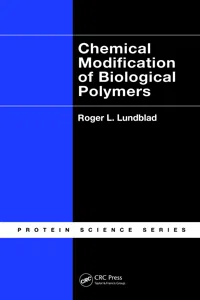 Chemical Modification of Biological Polymers_cover