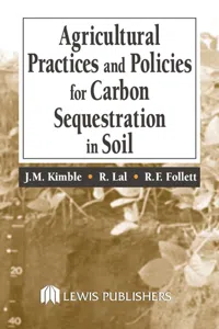 Agricultural Practices and Policies for Carbon Sequestration in Soil_cover