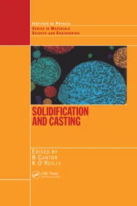 Solidification and Casting:_cover