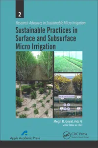 Sustainable Practices in Surface and Subsurface Micro Irrigation_cover