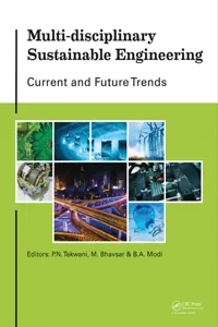 Multi-disciplinary Sustainable Engineering: Current and Future Trends_cover