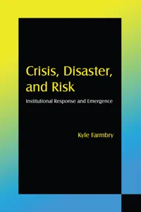 Crisis, Disaster and Risk_cover