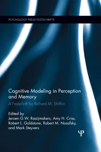 Cognitive Modeling in Perception and Memory_cover