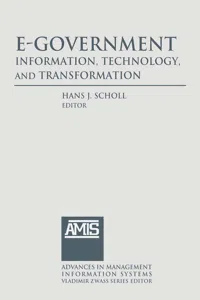 E-Government: Information, Technology, and Transformation_cover