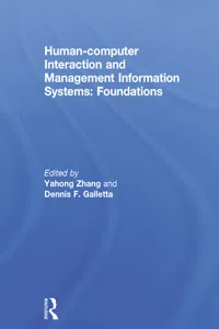 Human-computer Interaction and Management Information Systems: Foundations_cover