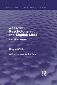 Analytical Psychology and the English Mind_cover