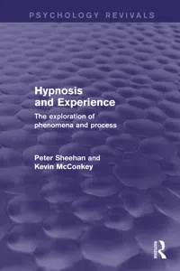 Hypnosis and Experience_cover