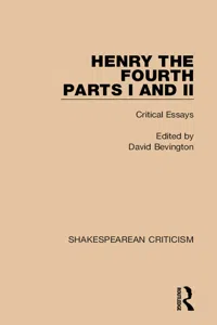 Henry IV, Parts I and II_cover