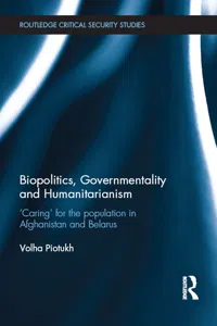 Biopolitics, Governmentality and Humanitarianism_cover