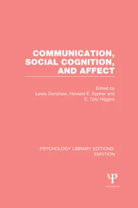 Communication, Social Cognition, and Affect_cover