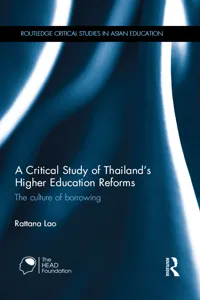 A Critical Study of Thailand's Higher Education Reforms_cover