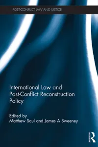 International Law and Post-Conflict Reconstruction Policy_cover