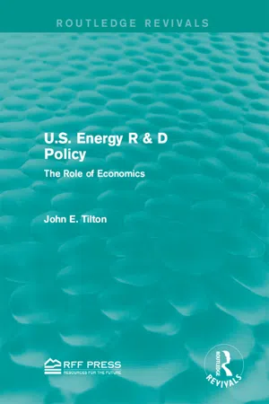 U.S. Energy R & D Policy