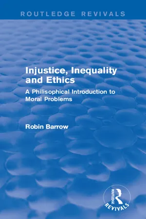 Injustice, Inequality and Ethics