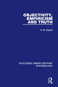 Objectivity, Empiricism and Truth_cover