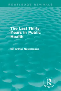 The Last Thirty Years in Public Health_cover