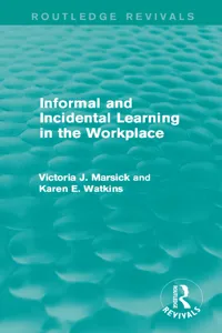 Informal and Incidental Learning in the Workplace_cover