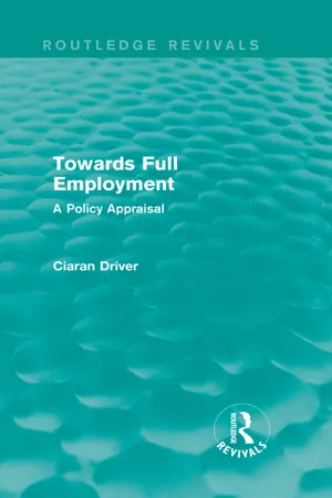 Towards Full Employment (Routledge Revivals)