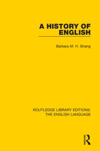 A History of English_cover
