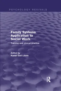 Family Systems Application to Social Work_cover