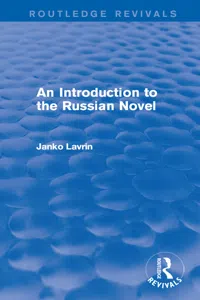 An Introduction to the Russian Novel_cover
