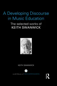 A Developing Discourse in Music Education_cover