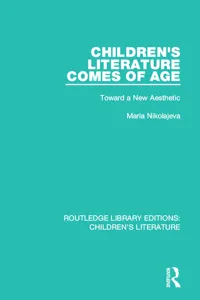 Children's Literature Comes of Age_cover