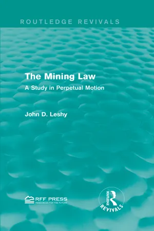 The Mining Law