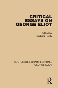 Critical Essays on George Eliot_cover